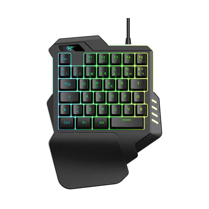 CLAVIER PAVIE ONE HAND GAMING HAVIT KB513L